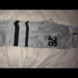 XXL slim fit grey joggers pants for men.